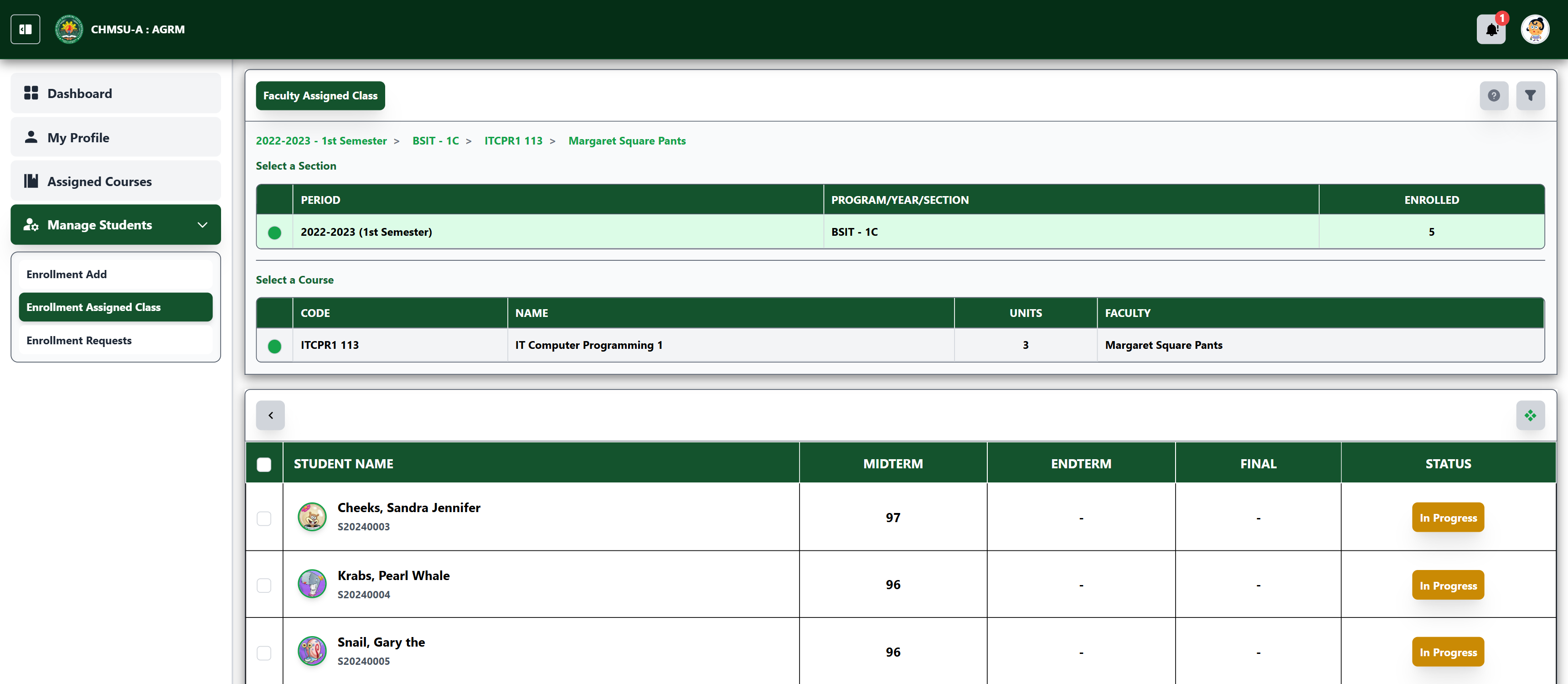courses